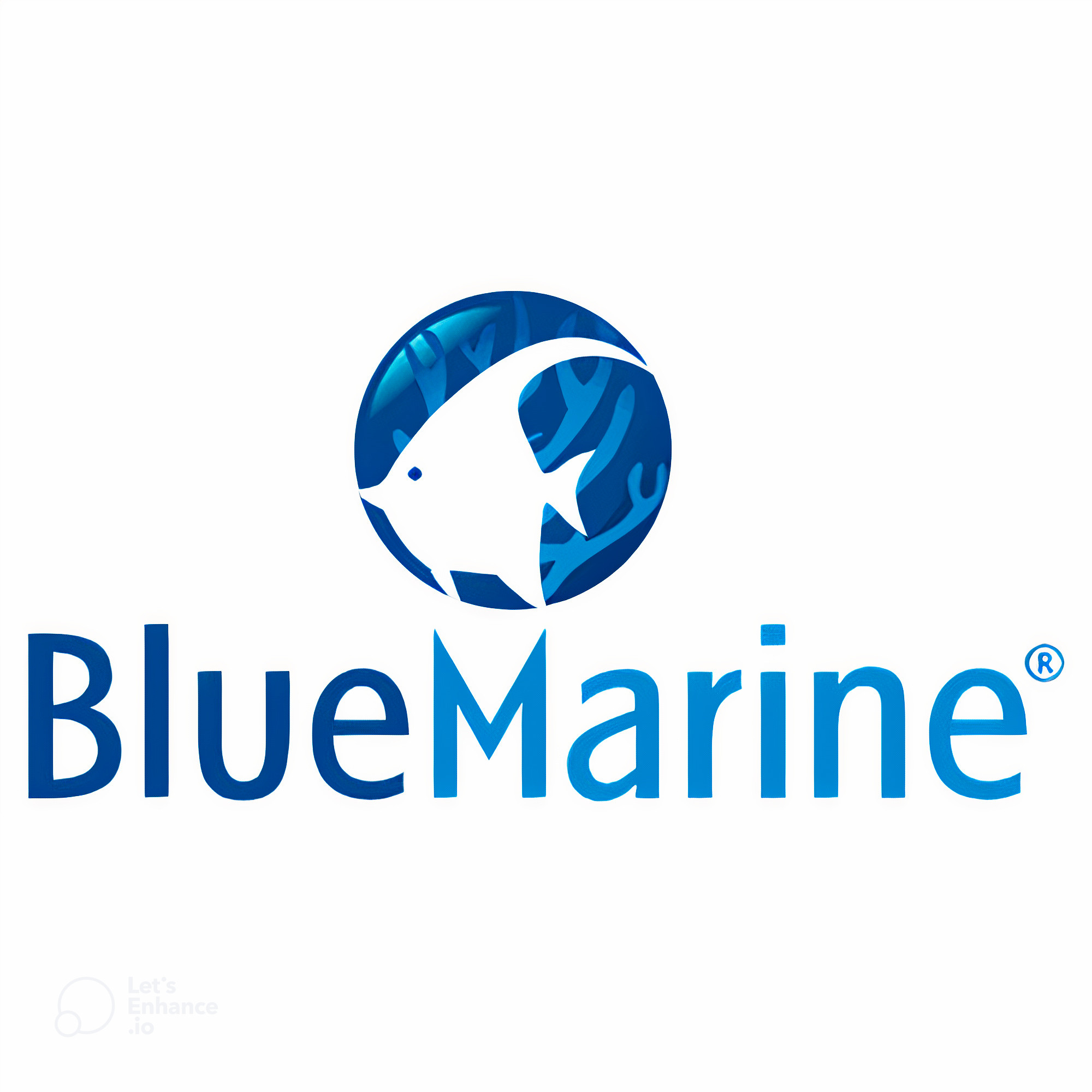 Blue marine logo
